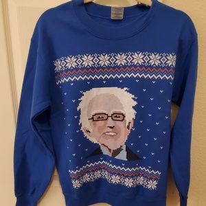 Bernie Sanders Tacky Christmas Sweatshirt
